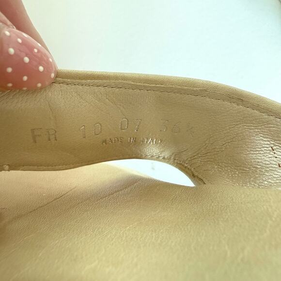 Christian Dior Trotter Monogram Flip Flop Sandals 2005 Logo Brown 36.5 - Picture 6 of 9